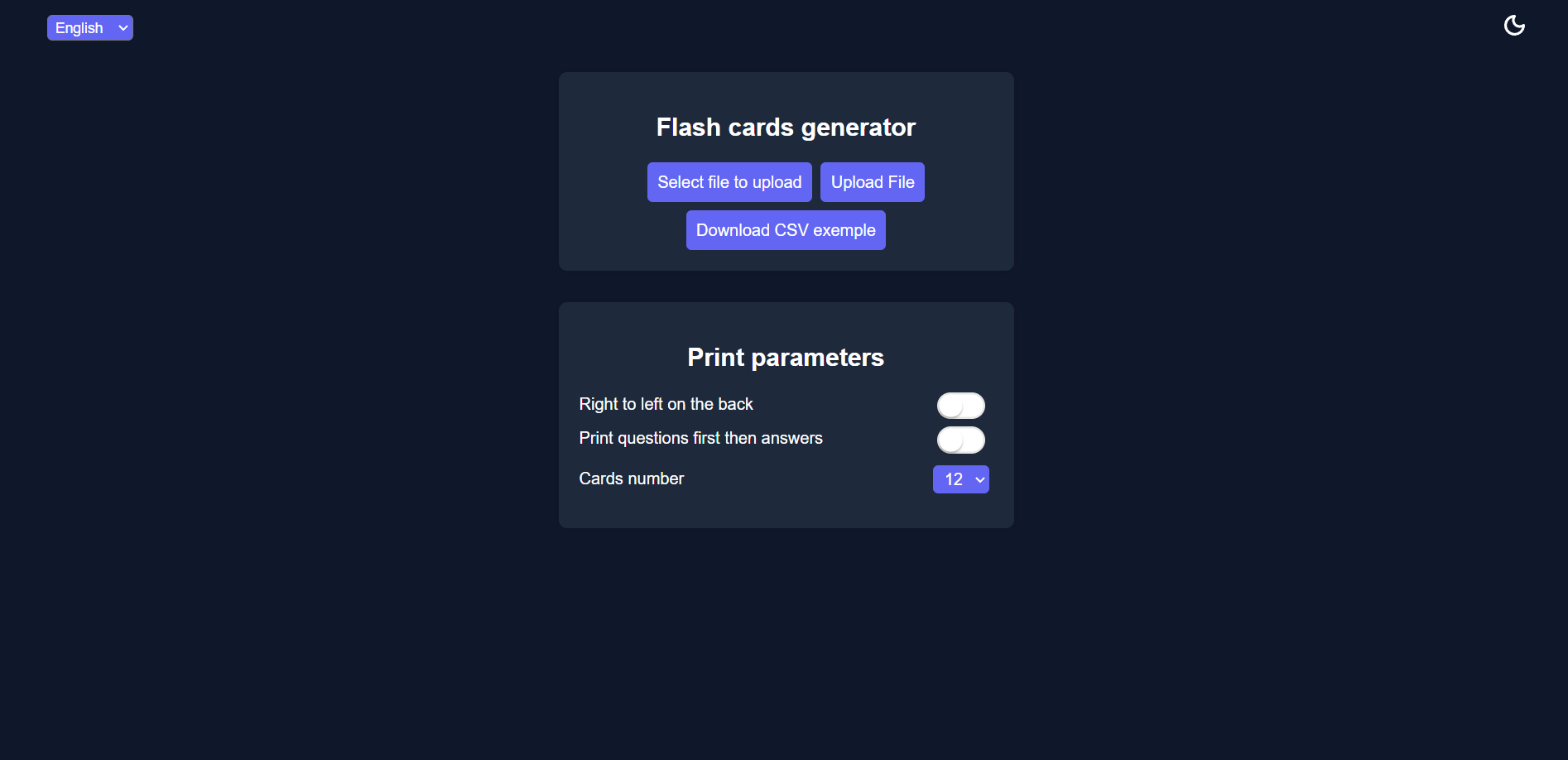 Flashcard Generator